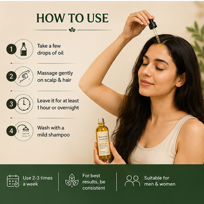 Natural Hair Growth Oil – Pack of 2