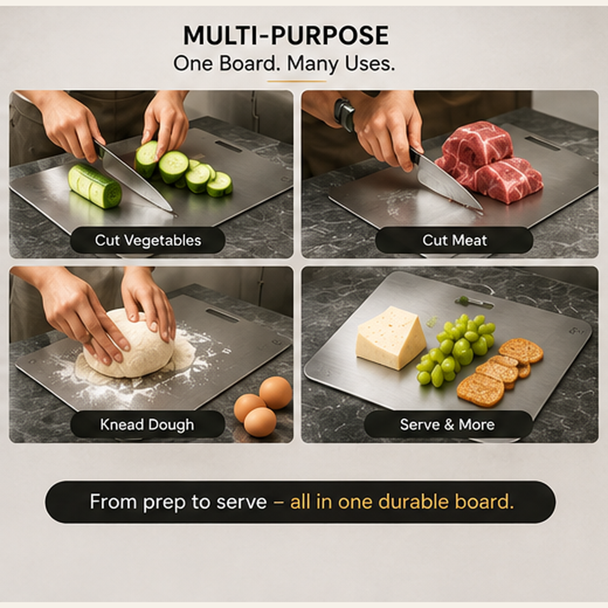 Stainless Steel Chopping Board