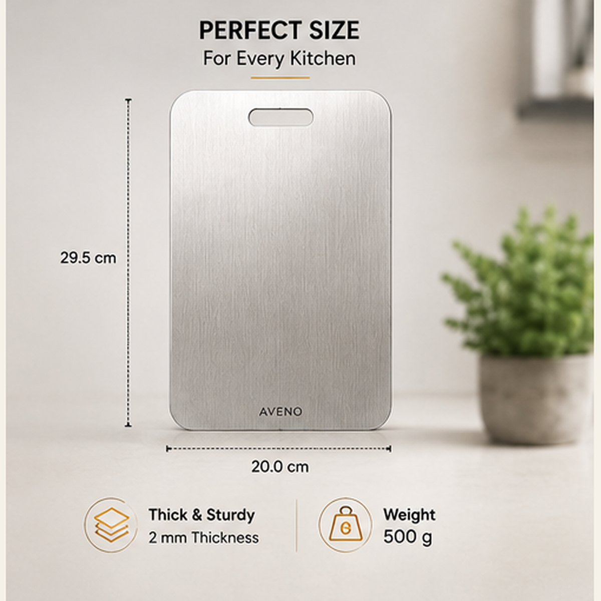 Stainless Steel Chopping Board